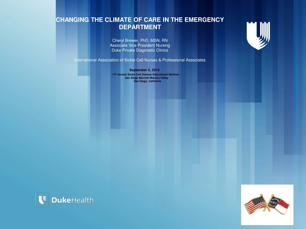 changing the climate of care in the emergency