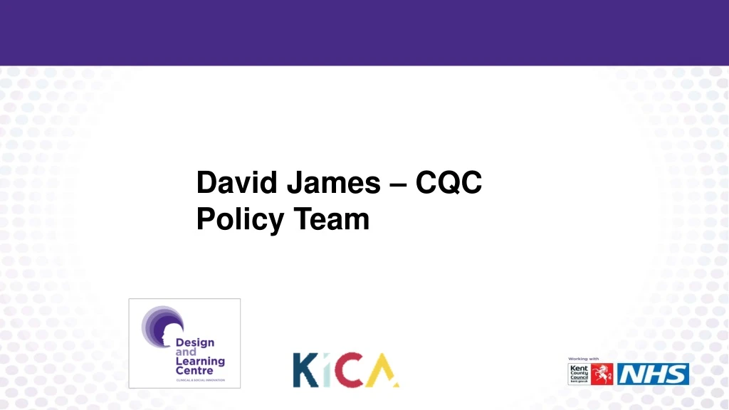 david james cqc policy team