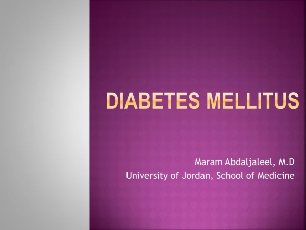 Diabetes Mellitus