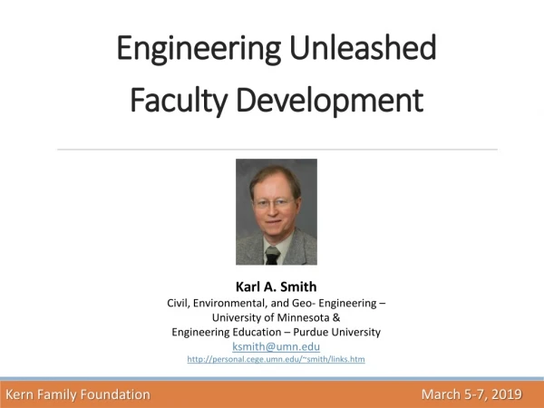 Engineering Unleashed Faculty Development