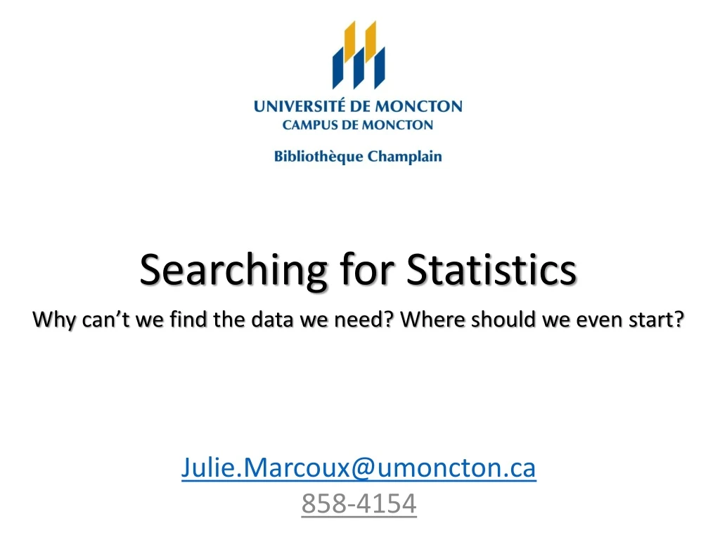 searching for statistics why can t we find the data we need where should we even start