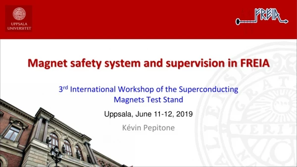 Magnet safety system and supervision in FREIA