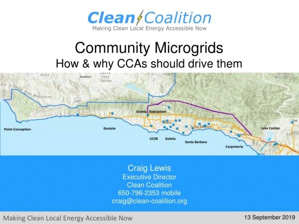 Community Microgrids How &amp; why CCAs should drive them