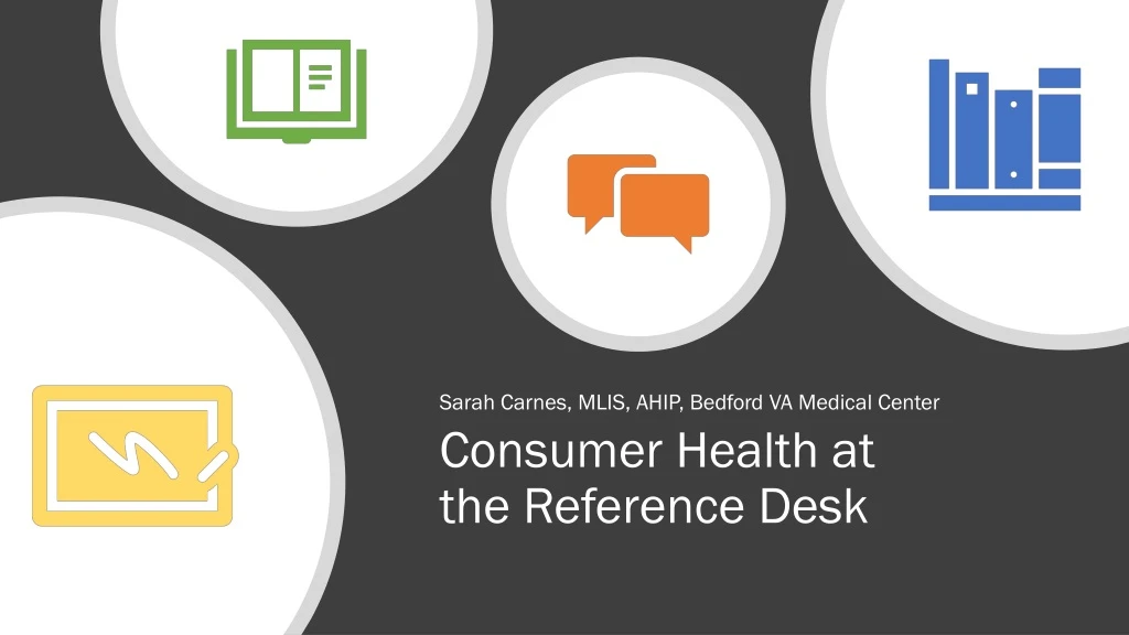 consumer health at the reference desk