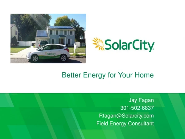 Better Energy for Your Home