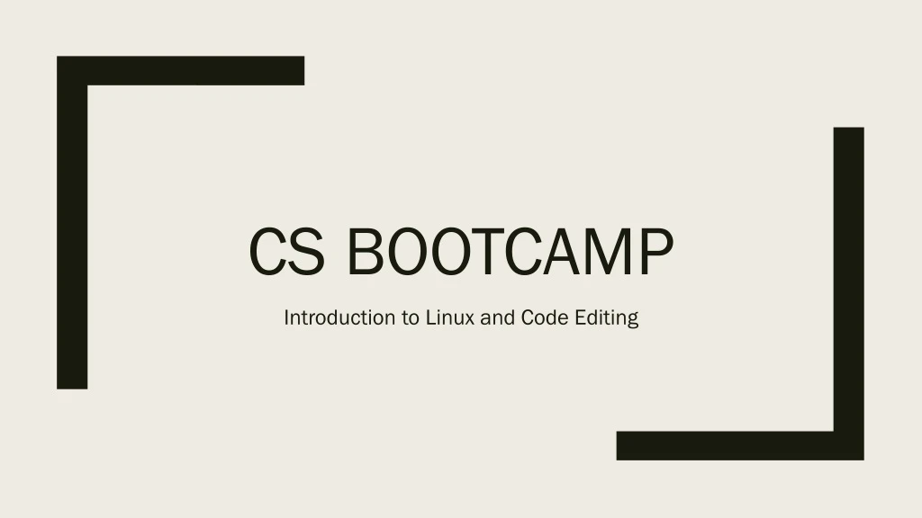 cs bootcamp
