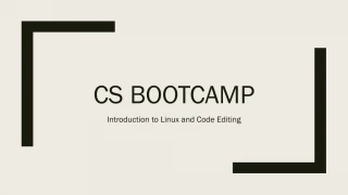 CS Bootcamp - slide 1