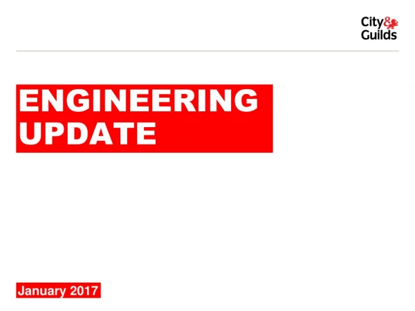 ENGINEERING UPDATE