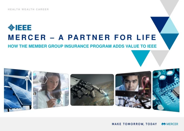 How The Member Group Insurance Program adds value to IEEE
