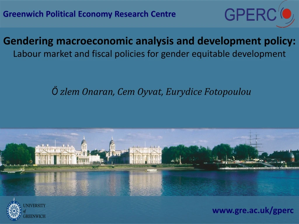 gendering macroeconomic analysis and development