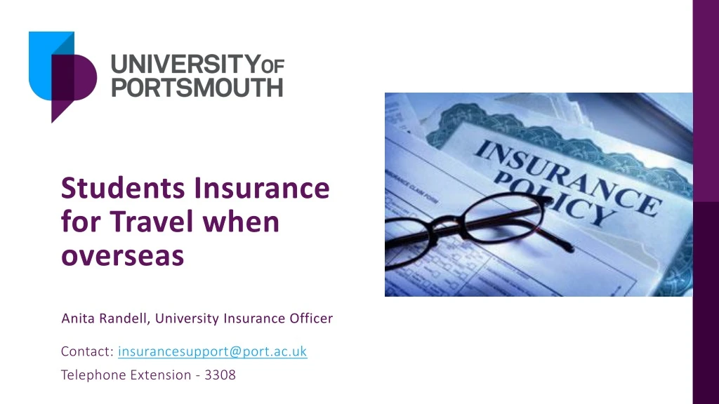 students insurance for travel when overseas