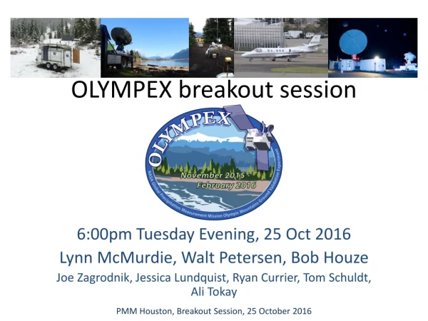 OLYMPEX breakout session