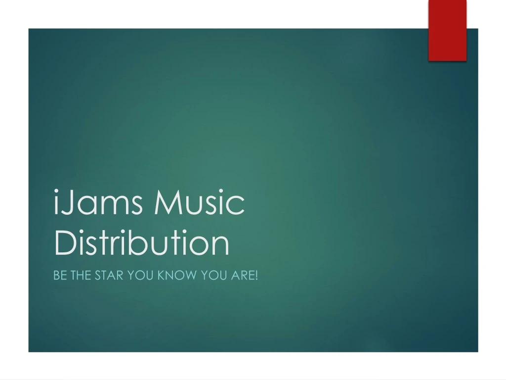 ijams music distribution