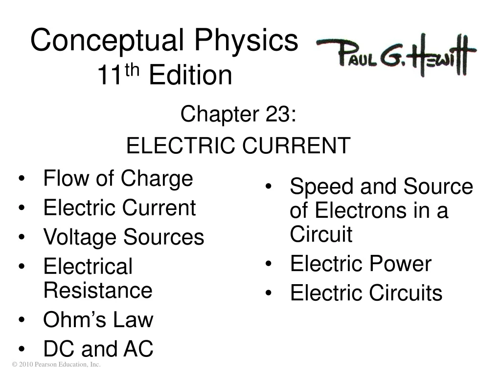 conceptual physics 11 th edition