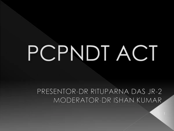 PCPNDT ACT
