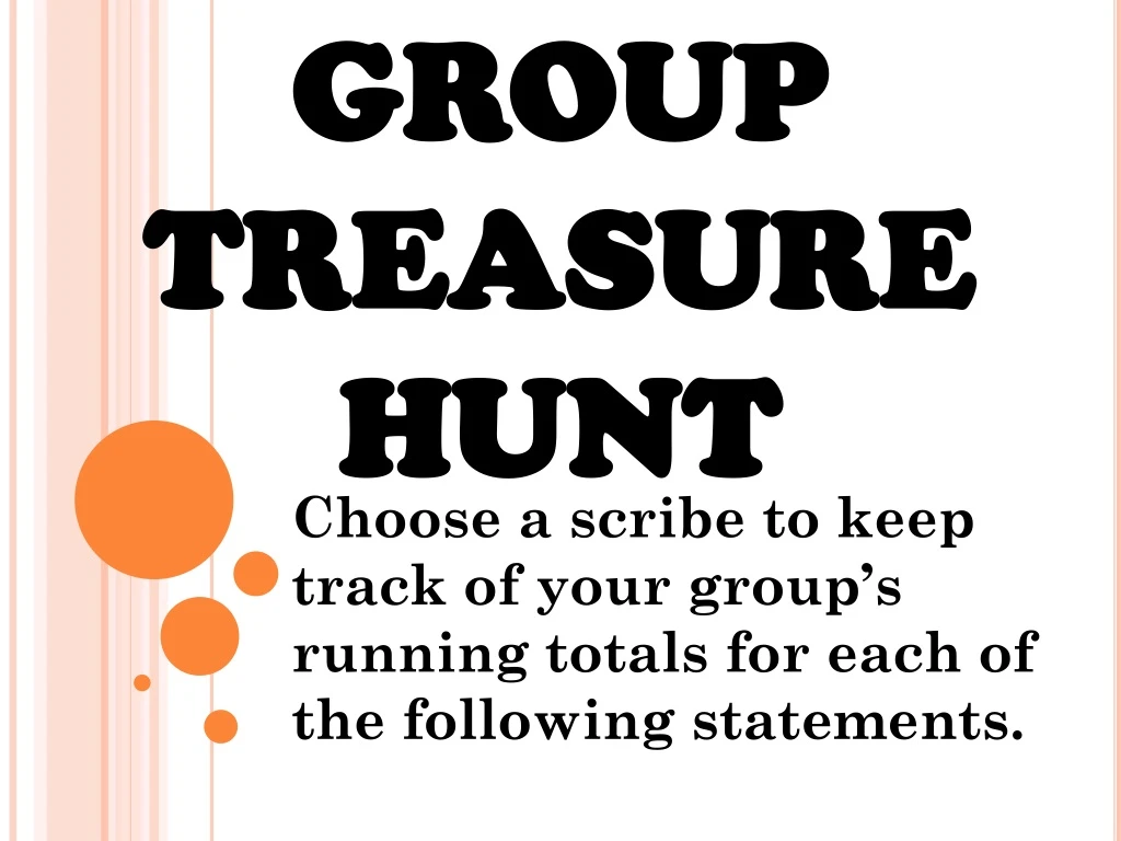 group treasure hunt