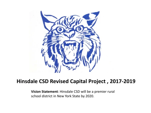 Hinsdale CSD Revised Capital Project , 2017-2019