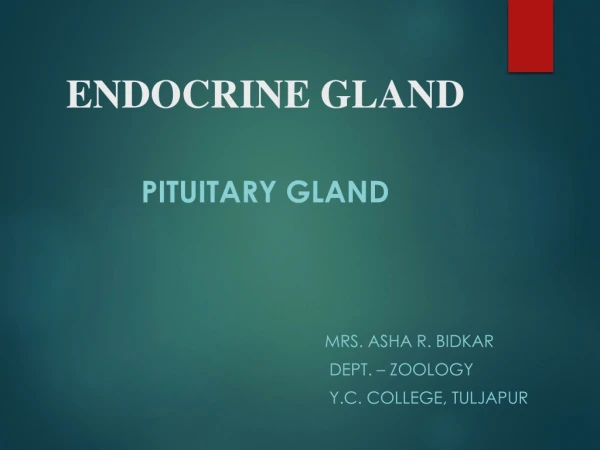 ENDOCRINE GLAND