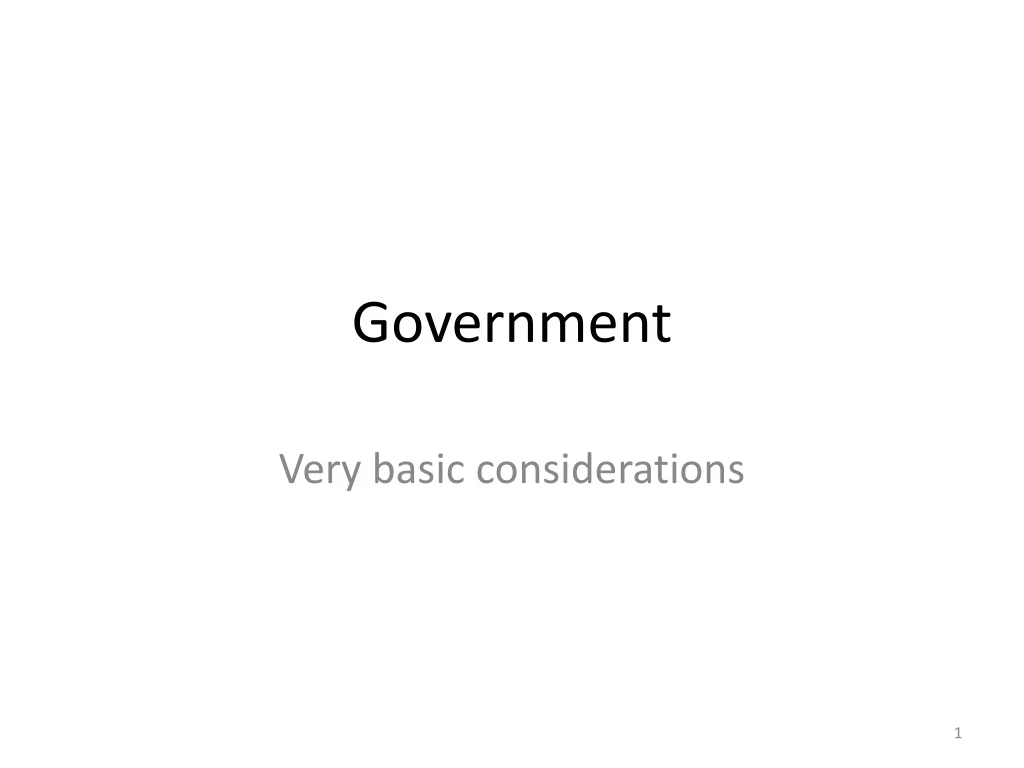 government