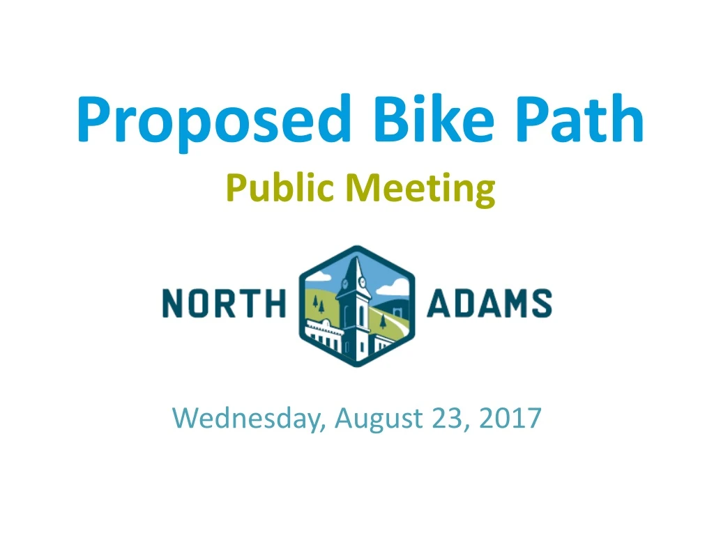 proposed bike path public meeting