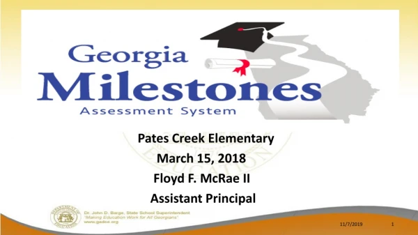 Pates Creek Elementary March 15, 2018