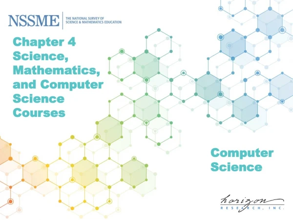 Chapter 4 Science, Mathematics, and Computer Science Courses