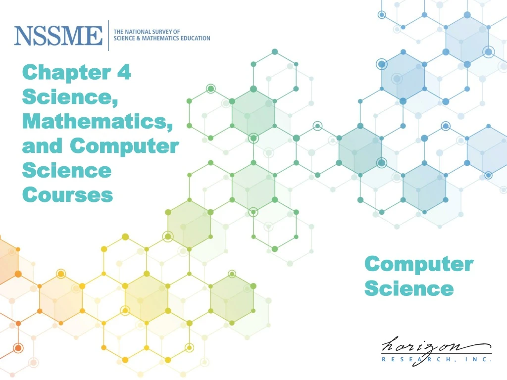chapter 4 science mathematics and computer science courses