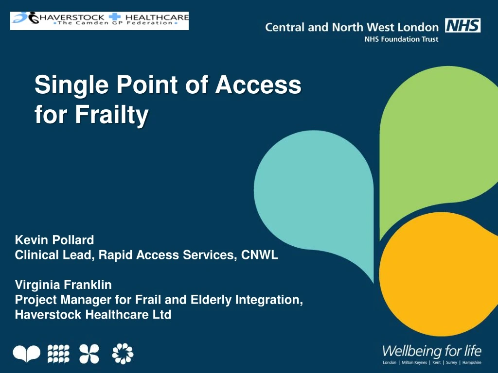 single point of access for frailty