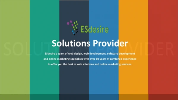 Solutions Provider