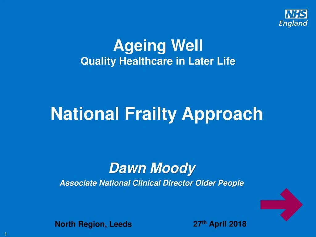 ageing well quality healthcare in later life