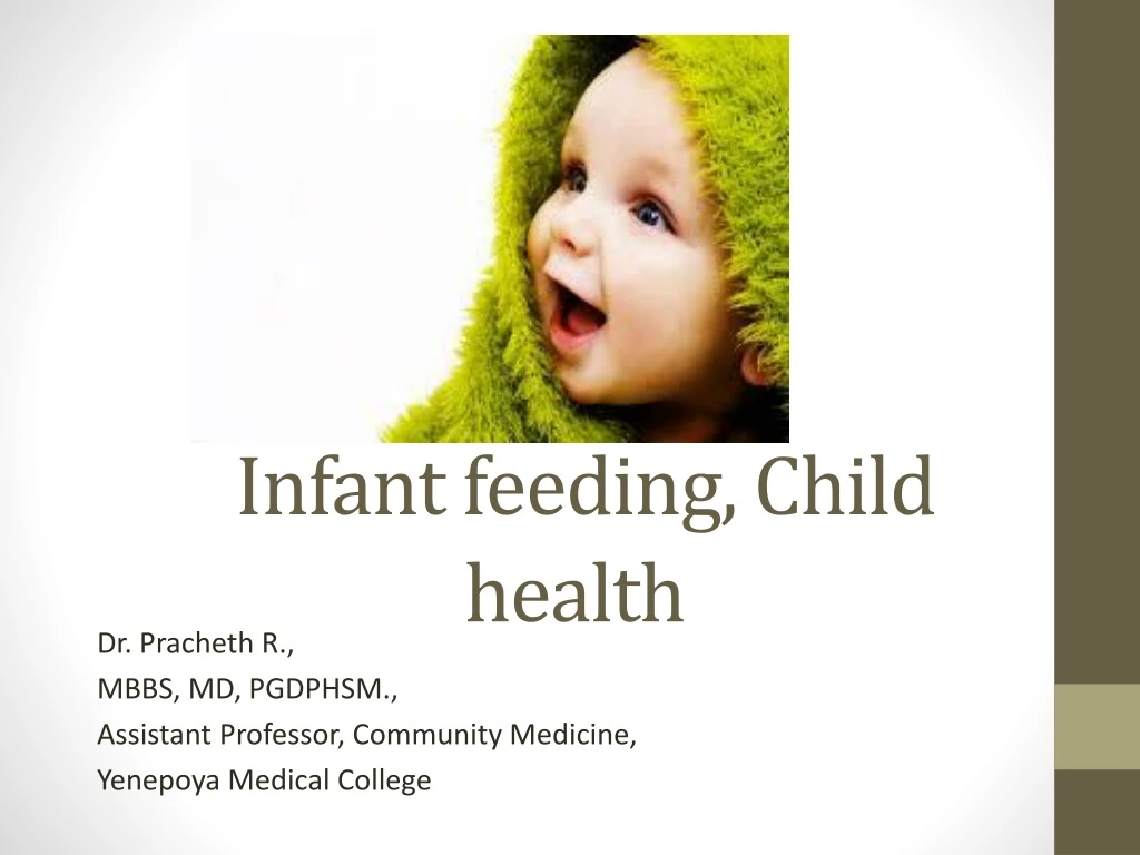 infant feeding child health