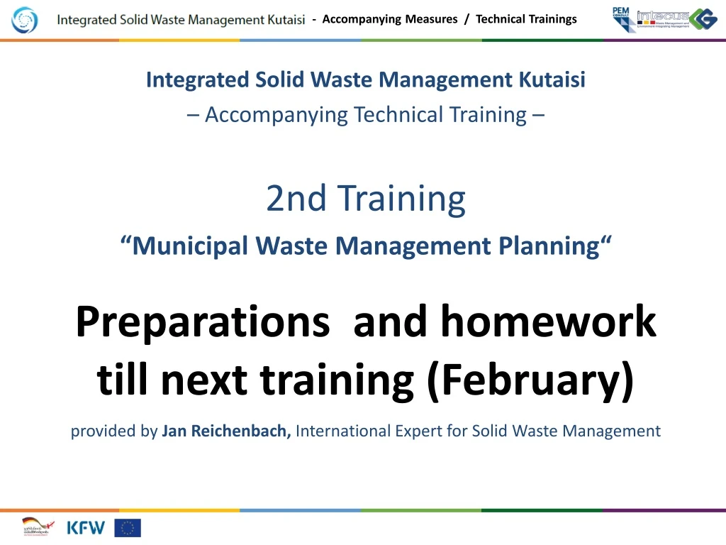 integrated solid waste management kutaisi