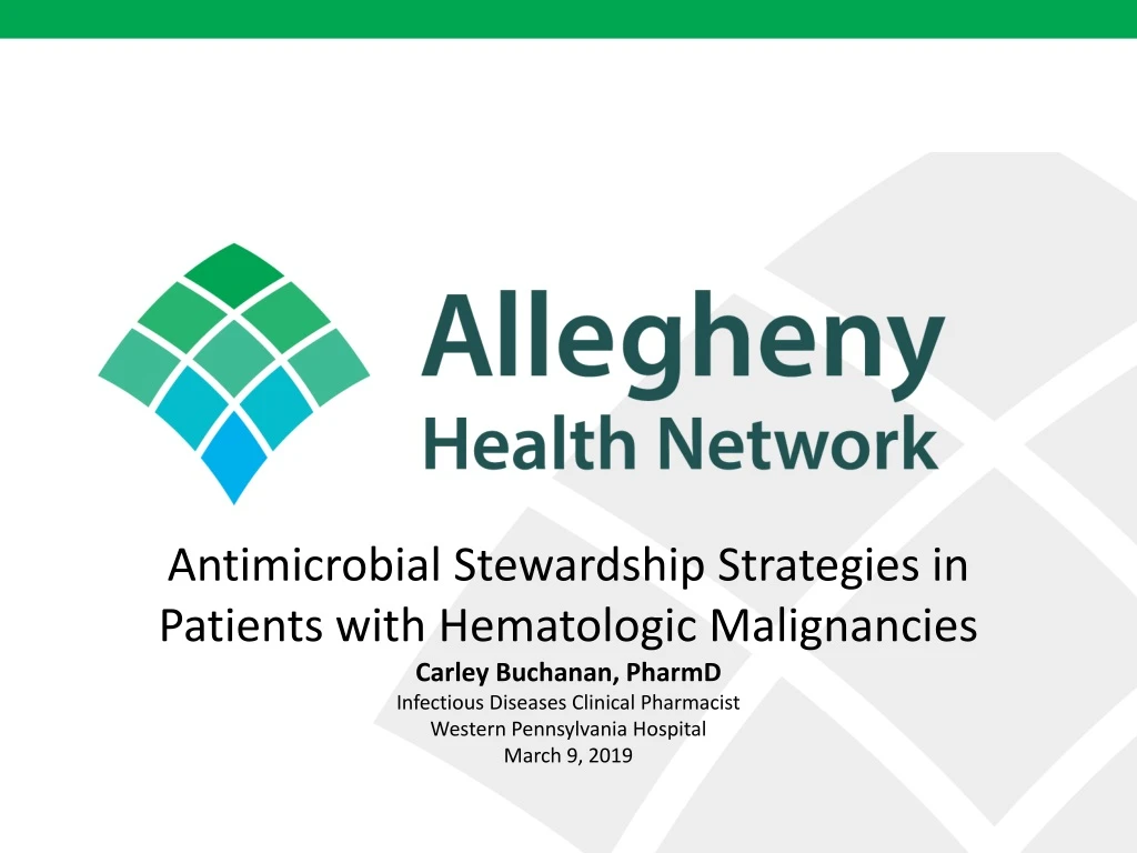 antimicrobial stewardship strategies in patients