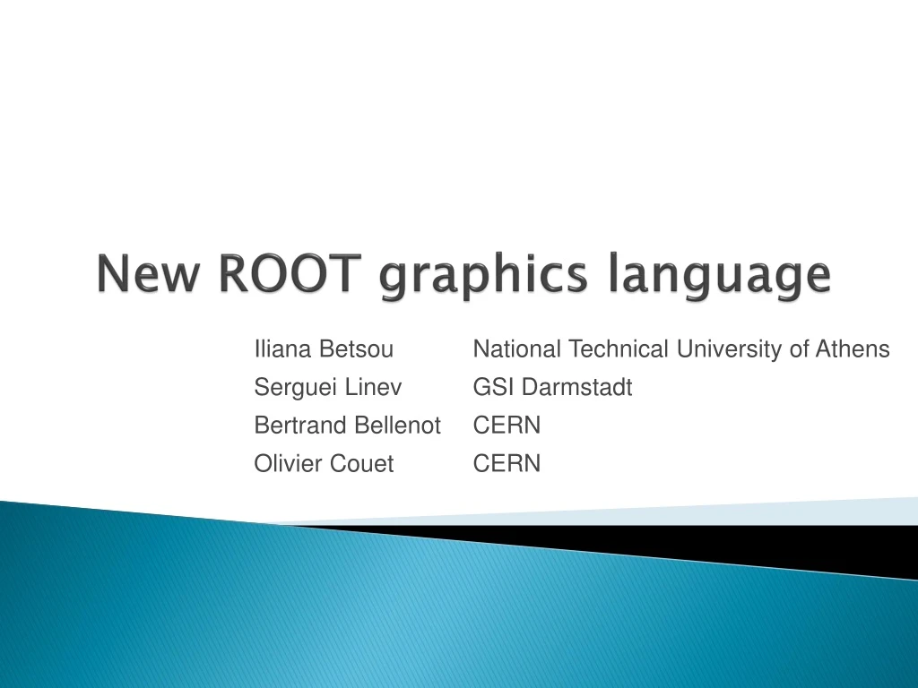 new root graphics language