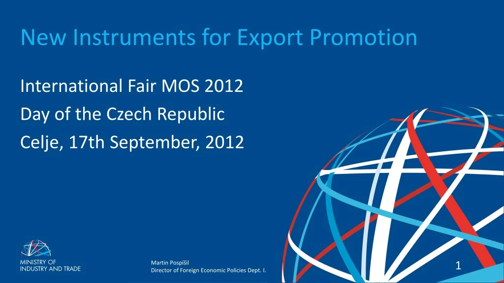 new instruments for export promotion