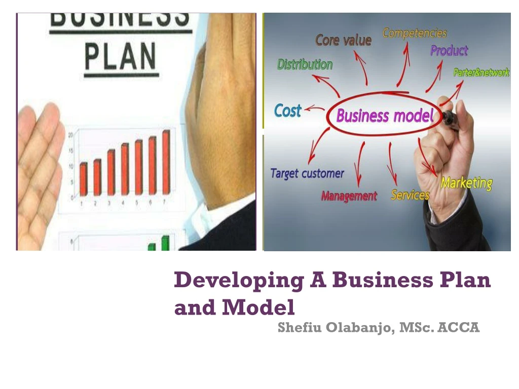 developing a business plan and model