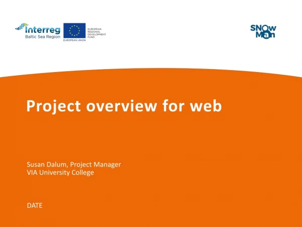 Project overview for web