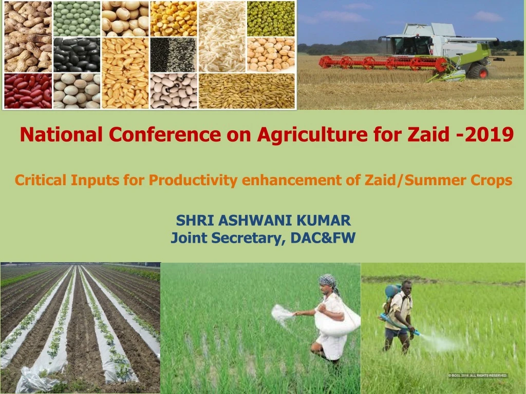 national conference on agriculture for zaid 2019