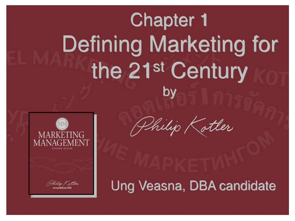 chapter 1 defining marketing