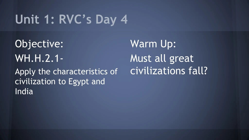 unit 1 rvc s day 4