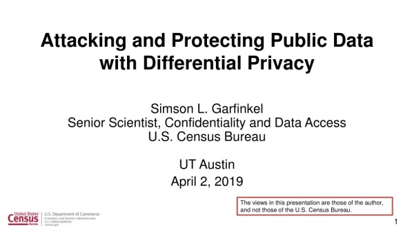 Attacking and Protecting Public Data with Differential Privacy