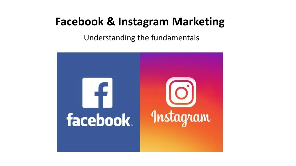 facebook instagram marketing