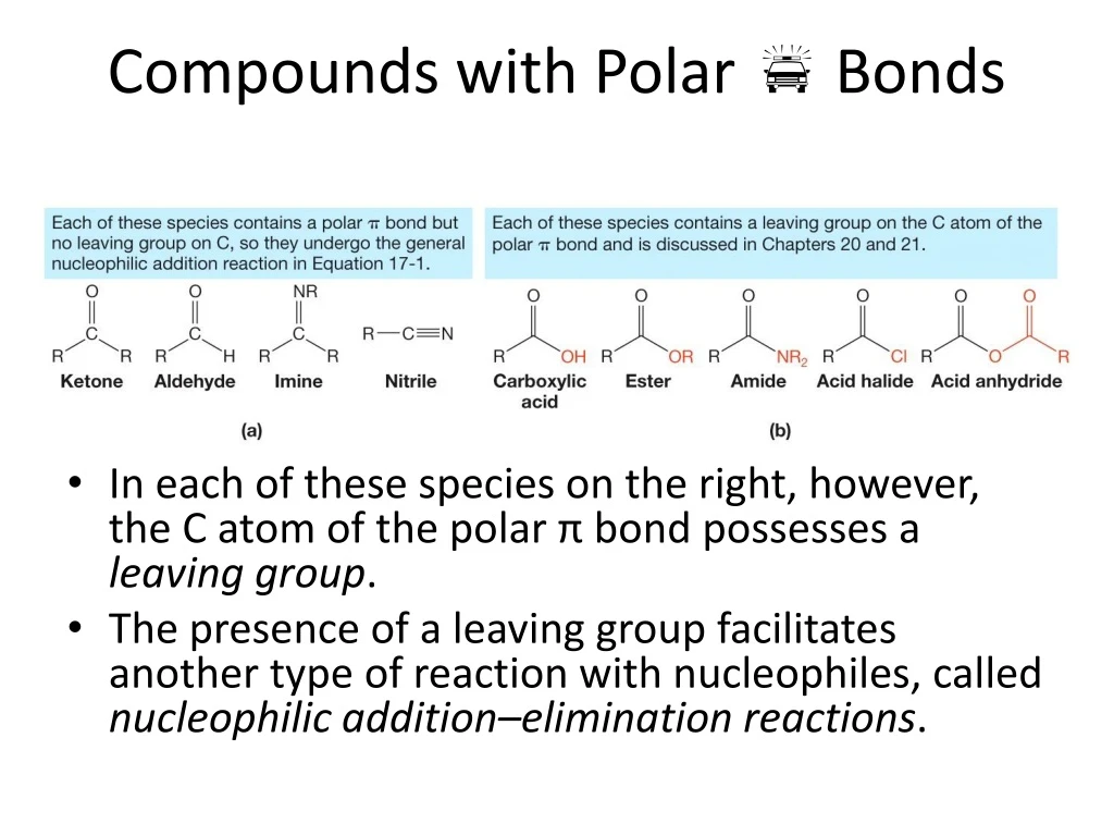 compounds with polar p bonds