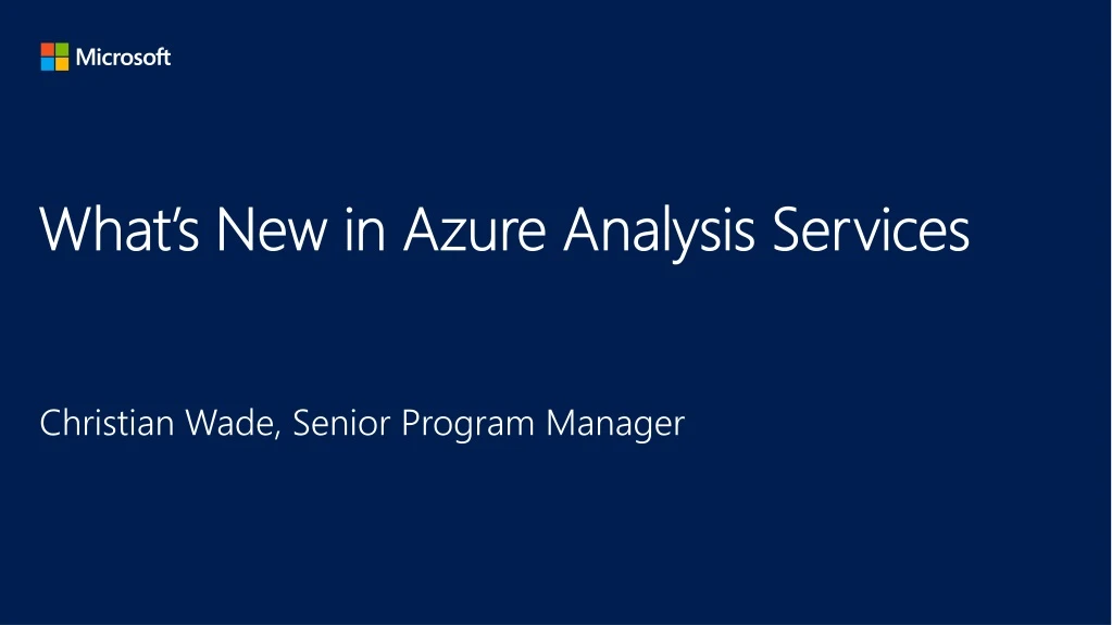 what s new in azure analysis services