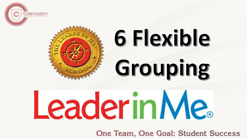 6 flexible grouping