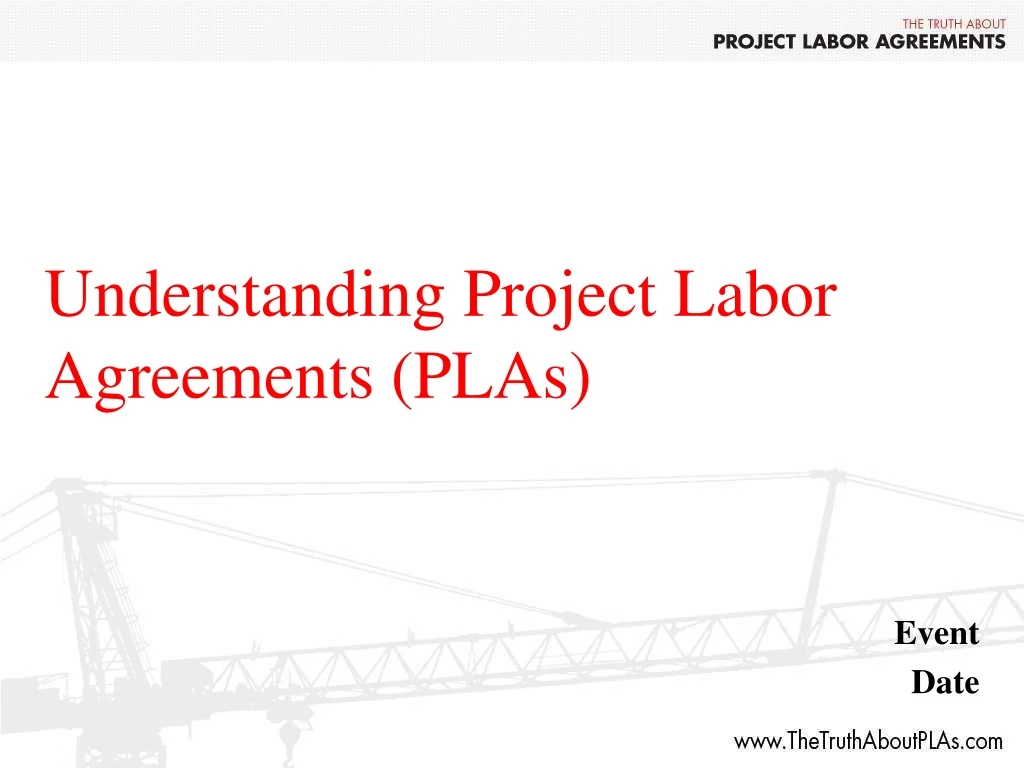 understanding project labor agreements plas