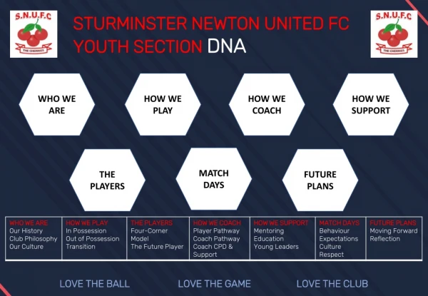 STURMINSTER NEWTON UNITED FC YOUTH SECTION DNA