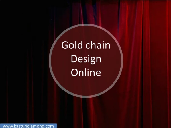 Gold chain Design Online