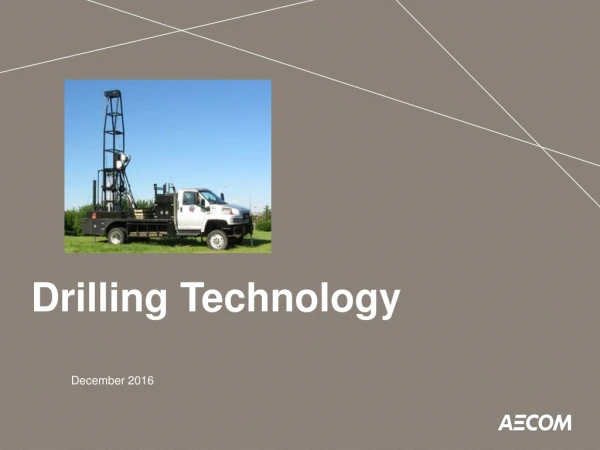 Drilling Technology