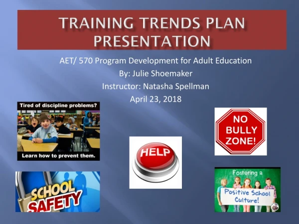 Training Trends Plan Presentation